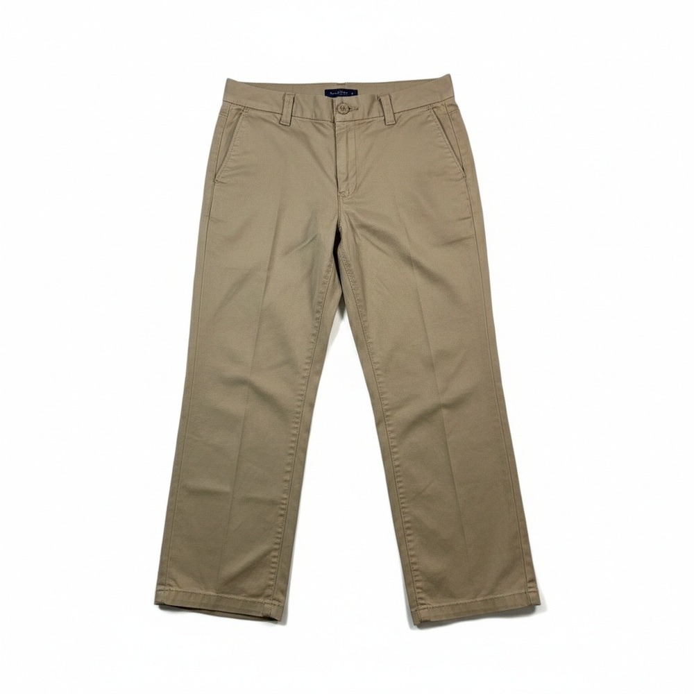 STYLUS Khaki Tan‎ Chino Trousers Pants Straight Leg Pockets Women's Size 10